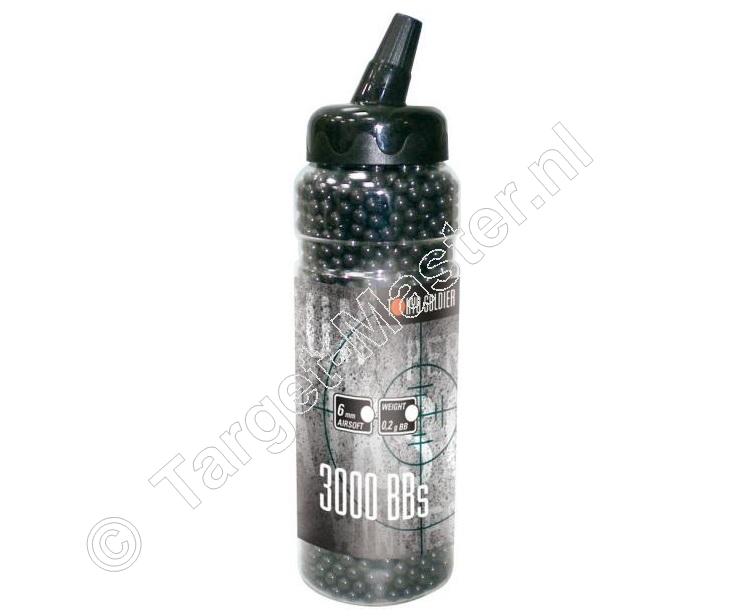 Tokyo Soldier PREMIUM SELECTION Airsoft BB 6mm 0.12 gram content 3000